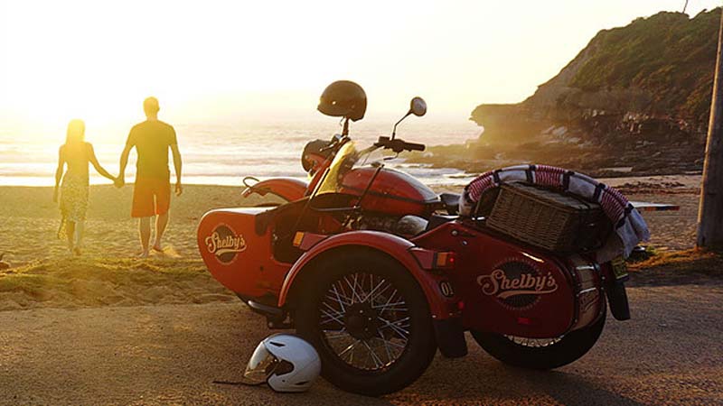 Experience Bondi, Manly or Sydney on a unique sidecar motorcycle tour!